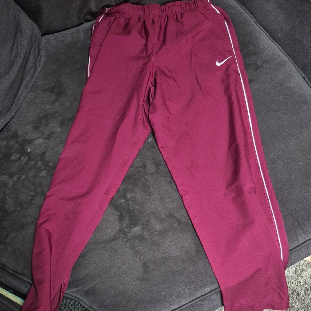 Nike Red Sweatpants Athletic Joggers